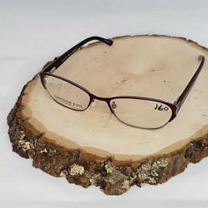 New London Fog Winnie Burgundy Eyeglasses Frames